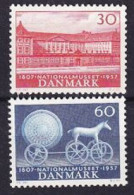 1957. Denmark. National Museum. MNH. Mi. Nr. 367-68 - Neufs