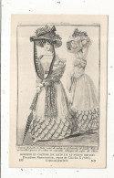 JC, Cp, Mode, COSTUME PARISIEN, Régne De Charles X, 1827, Costume Féminin, Vierge - Fashion