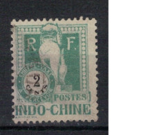 INDOCHINE           N°  YVERT  TAXE 34  ( 1 )  OBLITERE    ( OB 11/ 36 ) - Timbres-taxe