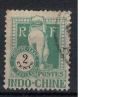 INDOCHINE           N°  YVERT  TAXE 34  ( 5 )  OBLITERE    ( OB 11/ 36 ) - Postage Due
