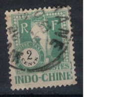 INDOCHINE           N°  YVERT  TAXE 34  ( 6 )  OBLITERE    ( OB 11/ 36 ) - Timbres-taxe