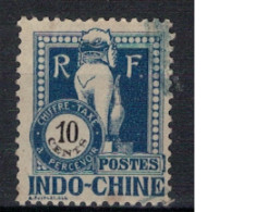 INDOCHINE           N°  YVERT  TAXE 39   OBLITERE    ( OB 11/ 36 ) - Timbres-taxe