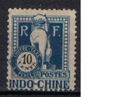 INDOCHINE           N°  YVERT  TAXE 39 ( 1 )   OBLITERE    ( OB 11/ 36 ) - Timbres-taxe