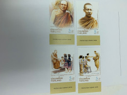 Thailand Stamp MNH Buddha Monks Costume Set+s/s - Buddismo