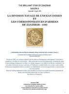 ZANZIBAR Episode 5 Et 6 -1893-94  - CORR D'ARMEES ZANZIBAR - DIVISION NAVALE DE L'OCEAN INDIEN - Covers & Documents