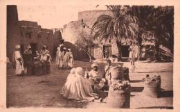 Algérie - CPSM - 2 Cartes - Marché Aux Grains - Dans Un Village Du Sud - Afrique - Tizi Ouzou