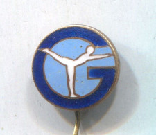 Gymnastic Gym - Yugoslavia Federation Association, Vintage Pin Badge Abzeichen, Enamel - Ginnastica