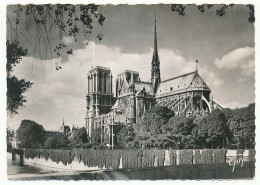 CPSM Dentelée 10.5 X 15 PARIS Et Ses Merveilles Abside De La Cathédrale Notre-Dame - Notre Dame De Paris