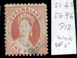 Aa5619o - Australia QUEENSLAND - STAMP - SG # 96  Watermark 5  - USED - Used Stamps