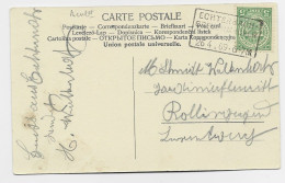 LUXEMBOURG 5C RECTANGLE ECHTERBACH GREVENMACHER  26.4.09 CARTE BERDORF - 1907-24 Ecusson