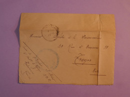 BW6 TUNISIE   BELLE LETTRE FM 1904 BIZERTE A  TROYES   FRANCE +AFF. INTERESSANT+ ++ - Covers & Documents