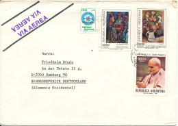 Argentina Cover Sent To Germany 1982 With Topic Stamps - Brieven En Documenten