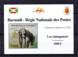 Chimpanzés - Burundi - COB 2032 ** - En Petite Feuille -  Valeur 14 € ++ ( 14 € = Pour Des Timbres  ! ) - Scimpanzé