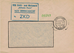 DDR ZKD - 1965 VEB Stahl- & Walzwerk Wilhelm Florin 1422 Henningsdorf Bei Berlin Vgl. KPD & Widerstand - Usines & Industries