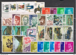 SPAGNA:  1977  ANNATA  CPL.  -  69  VAL. N.  -  YV/TELL. 2027/95 - Años Completos