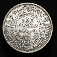 Maroc / Morocco, 100 Francs, 1953 (1372), Argent (Silver) - Maroc