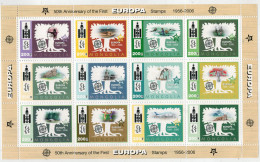 50°  ANNIVERSARY  OF THE  FIRST  EUROPA  STAMPS  1956.2006    1  SHEET  WITH 12 STAMPS  MNH** - Mongolia