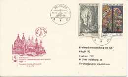 Czechoslovakia PAINTING Stamps On A PRAHA 73 Cover 11-11-1973 With Cachet - Briefe U. Dokumente