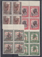 Ruanda - COB 150 / 3 ** - Blocs De 4 - Très Rare - Timbres était Vendu Par Bande De 3  - Pas Plus ! - Soldats - Félins - Nuovi