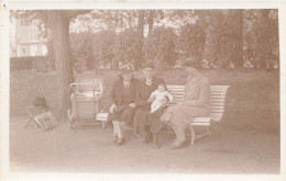 Landau Ancien * Pousette Nounous Pram Kinderwagen * Enfants Bébé * Photo Ancienne 1936 Format 11x7cm - Andere & Zonder Classificatie