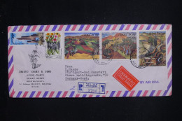 ISRAËL - Enveloppe Commerciale En Recommandé De Shaar Hefer Pour L'Allemagne En 1982 - L 144975 - Storia Postale