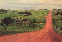 RED CLAY COUNTRY ROAD - PRE-STAMPED POSTCARD - Altri & Non Classificati