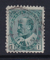 Canada: 1903/12   Edward    SG175    1c   Green      Used - Used Stamps