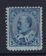 Canada: 1903/12   Edward    SG179    5c   Indigo/bluish      Used - Used Stamps