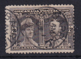 Canada: 1908   Quebec Tercentenary    SG188    ½c      Used - Gebraucht