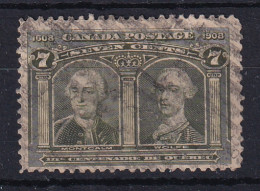 Canada: 1908   Quebec Tercentenary    SG192    7c      Used - Usados