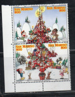 REPUBBLICA DI SAN MARINO 1998 BLOCCO BLOCK NATALE CHRISTMAS NOEL WEIHNACHTEN NAVIDAD SERIE COMPLETA USATA USED OBLITERE' - Usati