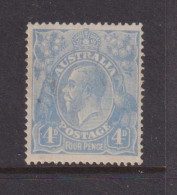 AUSTRALIA - 1914-24 George V 4d Watermark Crown Over A  Hinged Mint - Mint Stamps