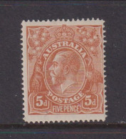 AUSTRALIA - 1914-24 George V 5d Watermark Crown Over A  Hinged Mint - Nuovi