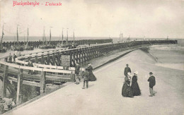 BELGIQUE - Blankenberghe - L'estacade - Barque - Ocean - Pont - Carte Postale Ancienne - Blankenberge