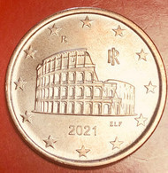 ITALIA - 2021 - Moneta - Anfiteatro Flavio (Colosseo) - Euro - 0.05 - Italia