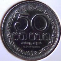 Sri Lanka - 1978 - KM 135 - 50 Cents - VF - Look Scans - Sri Lanka
