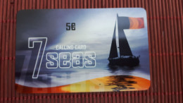 Prepaidcard Belgium 7 Seas Used  Rare - [2] Prepaid & Refill Cards