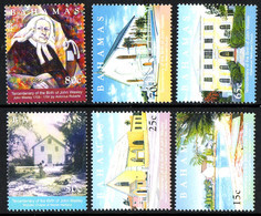 BAHAMAS 1163/68 Méthodiste , église , John Wesley - Teología