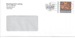 0448a: Österreichs Justiz- Bonusbrief BG 1230 Wien- Liesing (ANK 16, 100.- €) - Buste