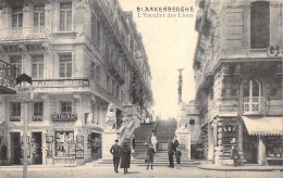 BELGIQUE - BLANKENBERGHE - L'Escalier Des Lions - Carte Postale Ancienne - Blankenberge