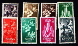 49069) 1962 Spagna Spain Espana SAHARA Fiori E Piante- CACTUS- MNH**-SERIE COMPLETA - Sahara Español