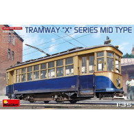 Miniart - TRAMWAY X SERIES Mid Type Maquette Kit Plastique Réf. 38026 Neuf NBO 1/35 - Trains