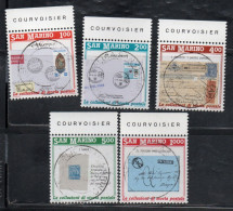 REPUBBLICA DI SAN MARINO 1989 INVITO ALLA FILATELIA SERIE COMPLETA COMPLETE SET USATA USED OBLITERE' - Used Stamps