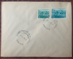 TURKEY,TURKEI,TURQUIE ,ANTAKYA  ,STAMP,THE 4TH MEETING OF THE BAGDAT PACT ,1958 ,COVER - Brieven En Documenten