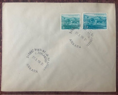 TURKEY,TURKEI,TURQUIE ,ANTAKYA  ,STAMP,THE 4TH MEETING OF THE BAGDAT PACT ,1958 ,COVER - Lettres & Documents