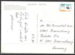 MiNr. 1715, Freimarken: Traditionelle Architektur, Auf Postkarte Nach Deutschland; B-1972 - Lettres & Documents