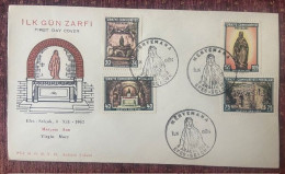 TURKEY,TURKEI,TURQUIE ,VIRGIN MARY, 1962 ,FDC - Lettres & Documents