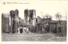 BELGIQUE - Abbaye De Villers - L'Eglise Et Les Celliers -  Carte Postale Ancienne - Altri & Non Classificati