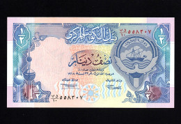 KUWAIT  P-18  1/2 DINAR  L.1968 (1992)   UNC  NEUF  SIN CIRCULAR - Koweït