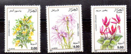 Argelia Serie N ºYvert 996/98 ** FLORES (FLOWERS) - Algérie (1962-...)